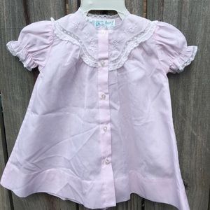 Baby girl soft pink dress